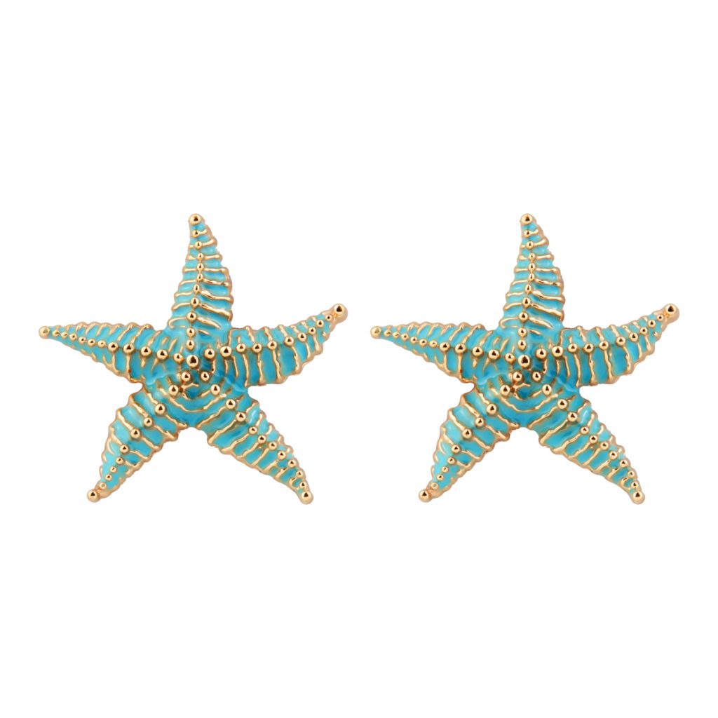 گوشواره زنانه طرح ستاره دریایی