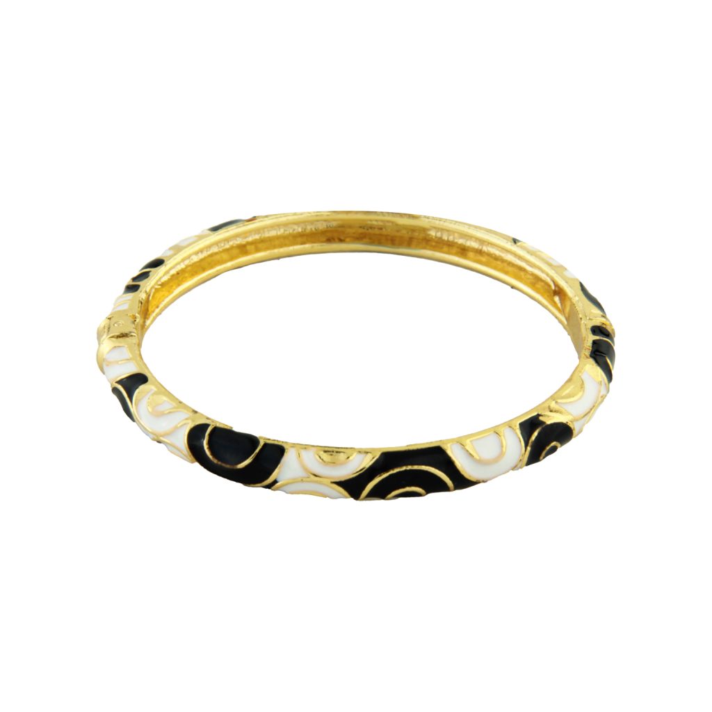 بنگل زنانه طرح مینیاتوری دایره 1 بنگل زنانه طرح مینیاتوری دایره