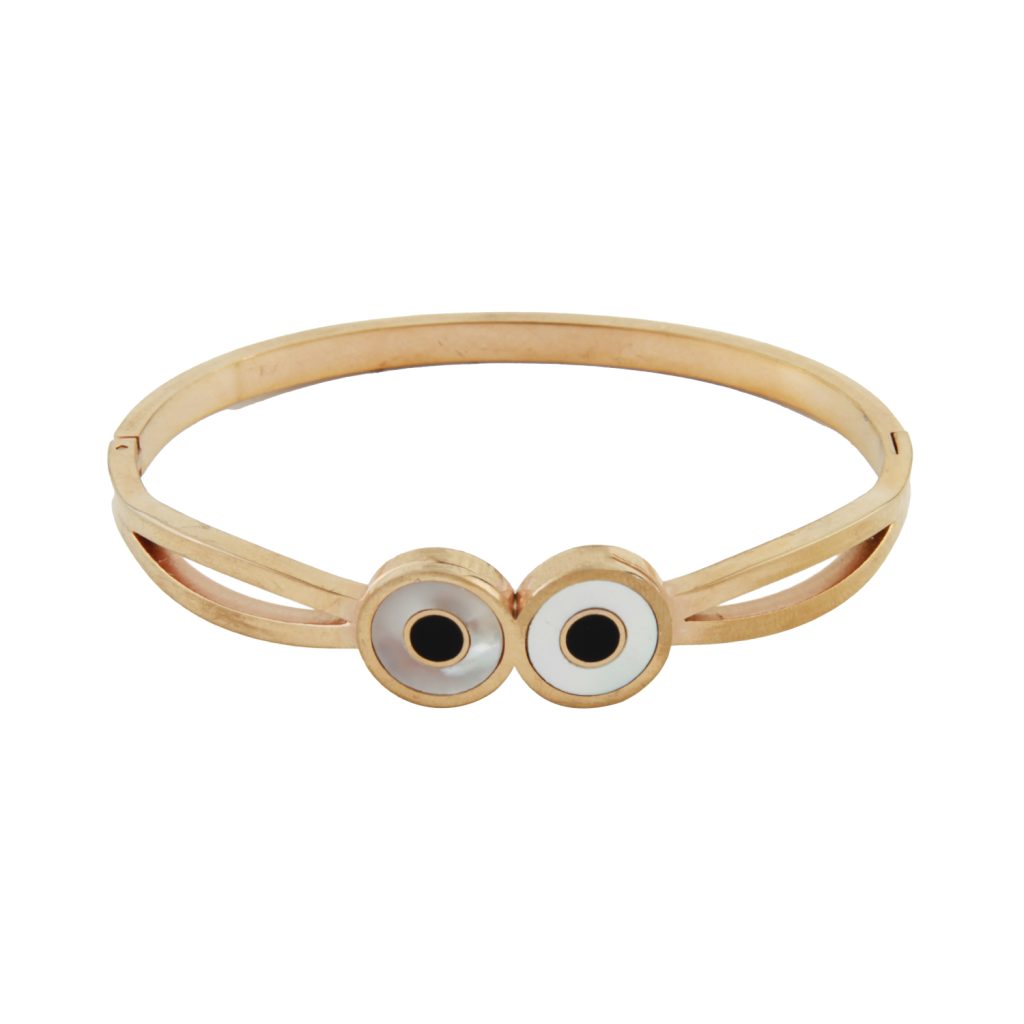 بنگل زنانه طرح دو چشم 1 بنگل زنانه طرح دو چشم